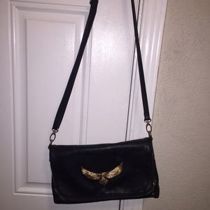 🌹SOLD🌹Black purse with gold eagle