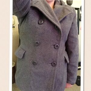 Light grey medium coat