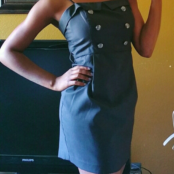 Dark Gray Woman's Cocktail Dress