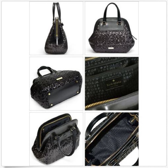 Kate Spade Riva Road Sequins Top-Handle Scotty Bag - Picture 2 of 3