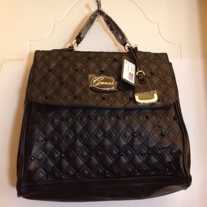 New Guess Black Messenger Bag