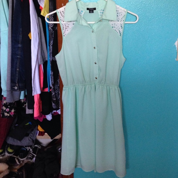 Baby blue summer dress