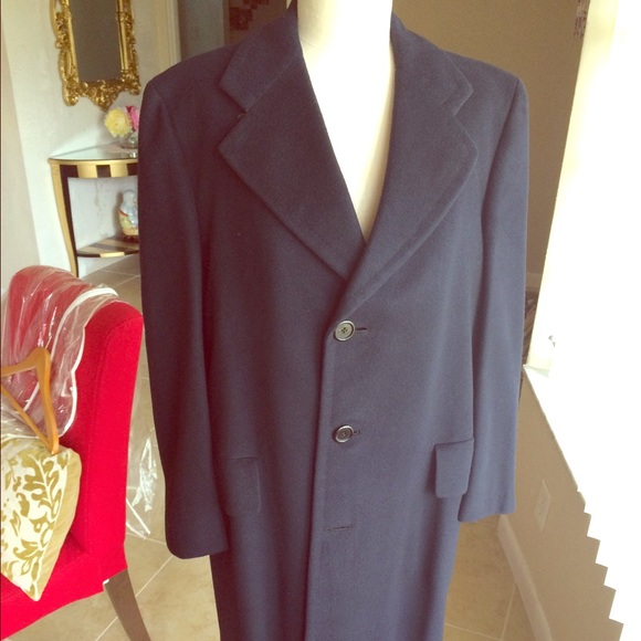 Men 100% cashmere coat