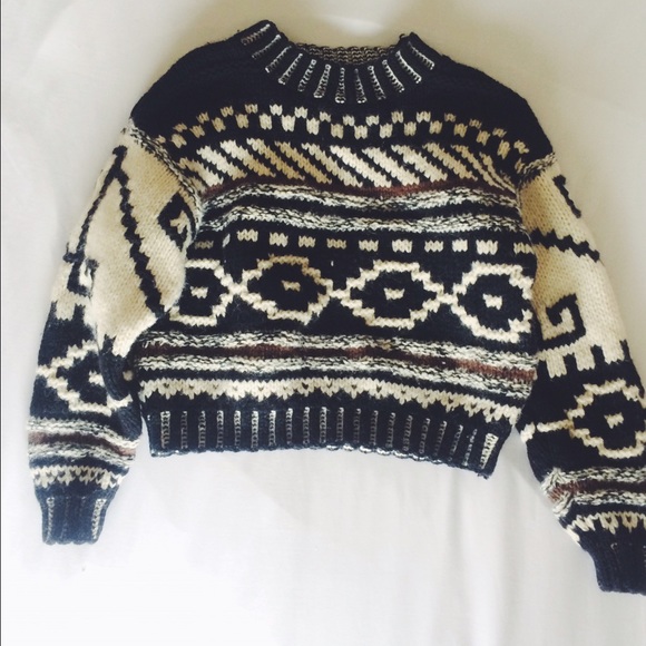 Vintage woven batwing sweater