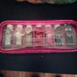 Set of hard candy mini size nail polishes