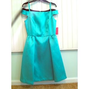 Isaac Mizrahi Off-the-Shoulder Mikado Party Dress