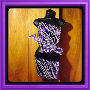 Purple In-Out Dress.