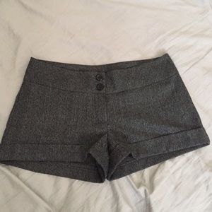 Grey dress shorts