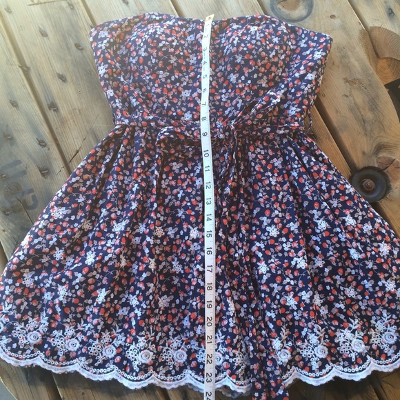 SOLD Strapless Dress - Picture 3 of 4