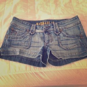 Denim shorts