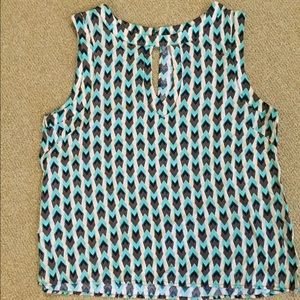 Tribal patterned top from Mod Cloth.