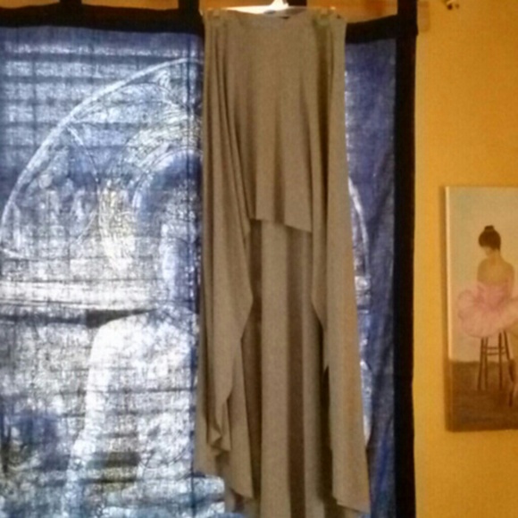 Grey High-Low skirt - Picture 2 of 2