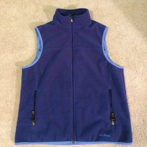 LL Bean Fleece Vest