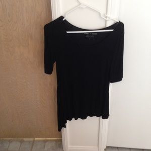 Anthropologie 3/4 sleeve baby doll knit top