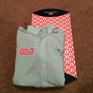 Vineyard Vines: Whale Shirt: Green 🔥MAKE OFFER🔥