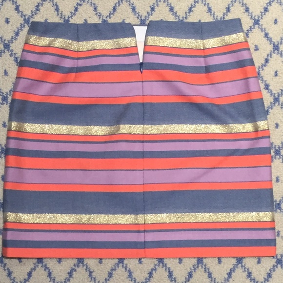 J Crew Striped Mini Skirt - Picture 2 of 4