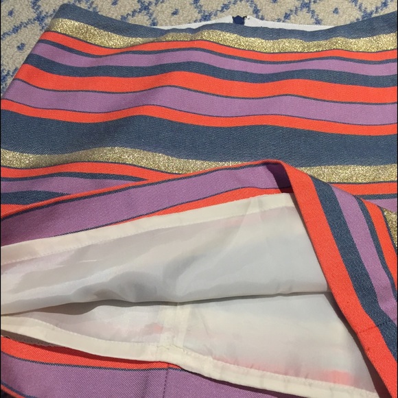 J Crew Striped Mini Skirt - Picture 4 of 4