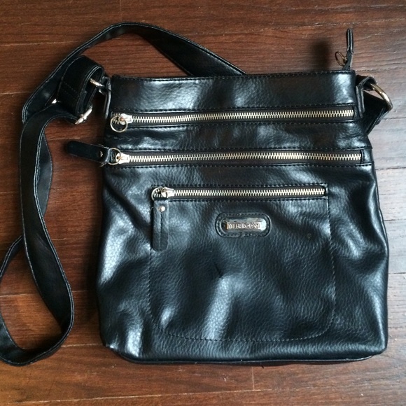 Tyler Rodan black leather purse