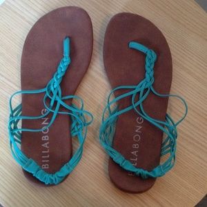 Strappy braided sandals!