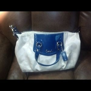 Coach Dotted OP Ashley Satchel