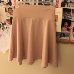 Blush Pink Skater Skirt
