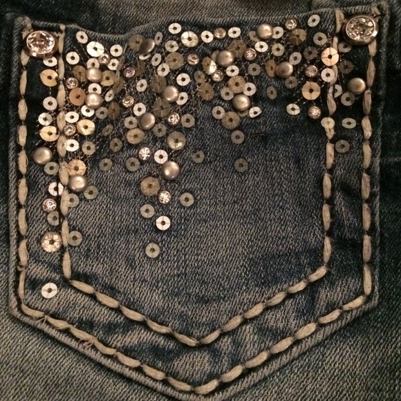 miss me skinny jeans with sequin embellishment - Picture 2 of 4
