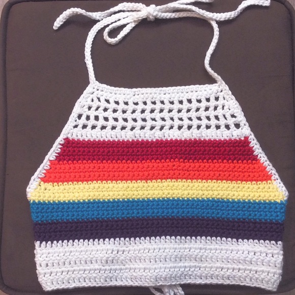 πHost Pickπ 70's Rainbow Halter - Picture 2 of 3