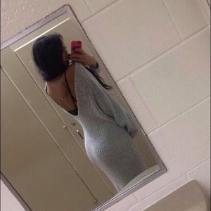 Forever 21 backless winter dress.