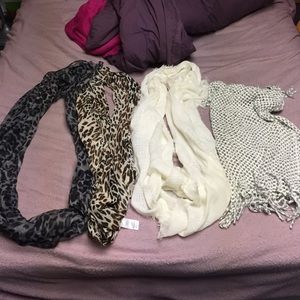 scarves for sale! $8 each! or 25 for all!
