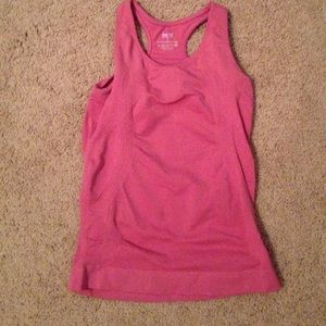 Pink sports tank top