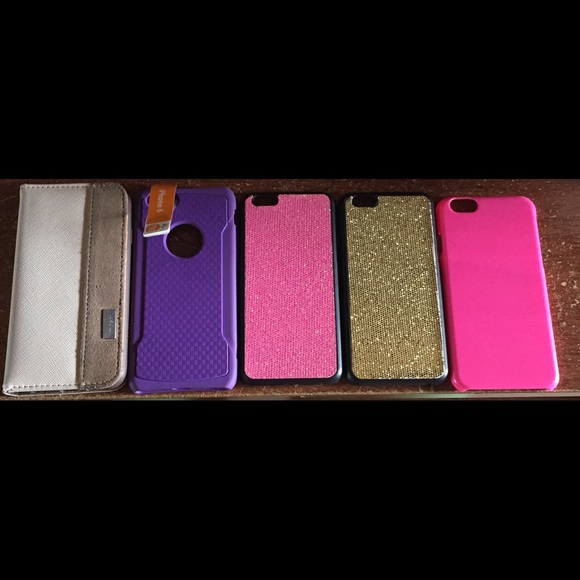 (6) I PHONE 6 cases for the $ of 1