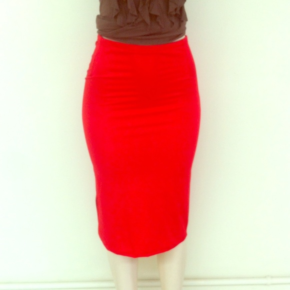 Hand Sewn skirt with split on side - Picture 1 of 2