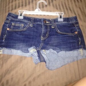 Denim shorts