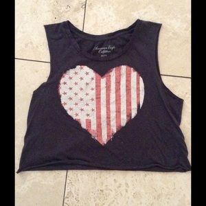 American Eagle Crop Tank