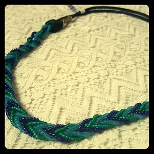 AVAILABLE  Hollister Blue Braided Boho Headband!!
