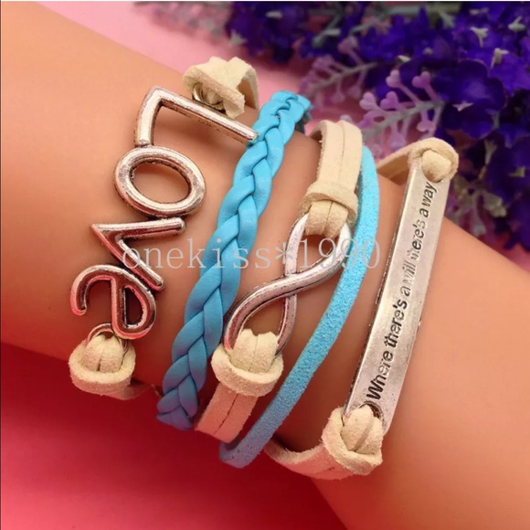 Jewelry - ❤️Love Leather Bracelet❤️