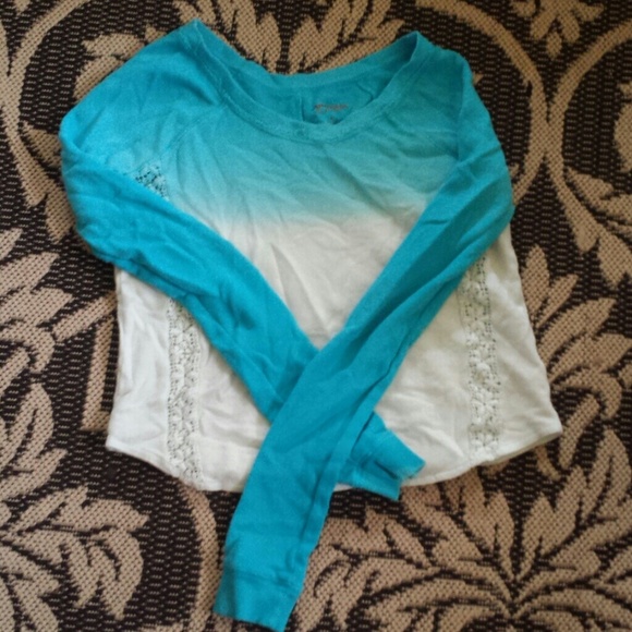 Ombre long sleeve top