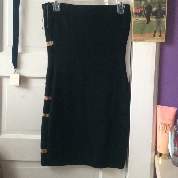 black and brown dress - Picture 2 of 3