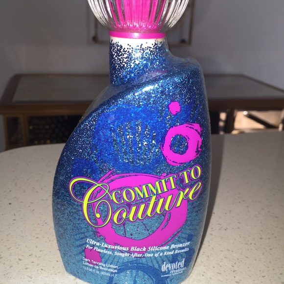 Committed to couture tanning bed lotion