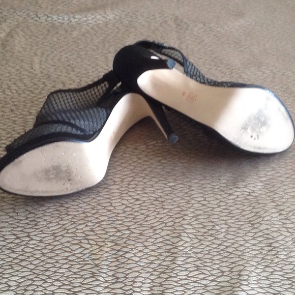 CAPARROS BLACK SLINGBACK BOOTIE HEEL - Picture 3 of 4