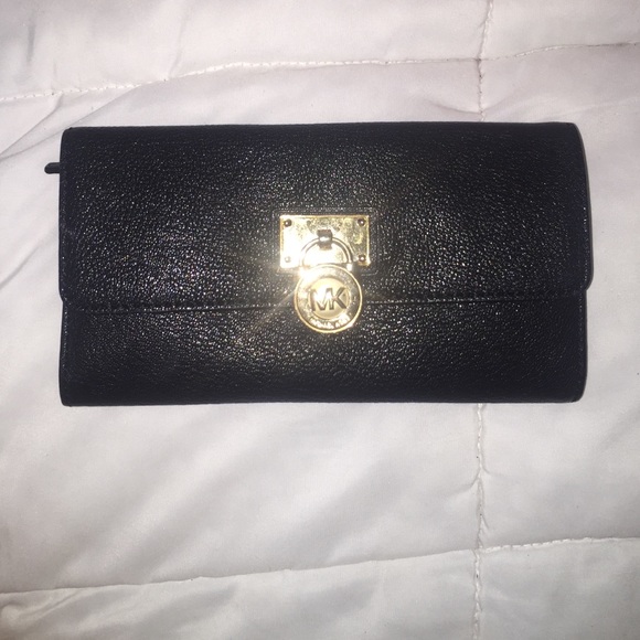 Black MK Wallet