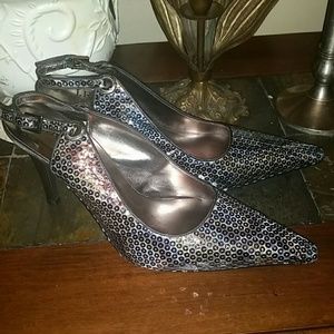 J.Renee' Sequin Sling Backs