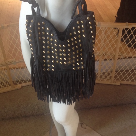 Fairly new studded purse