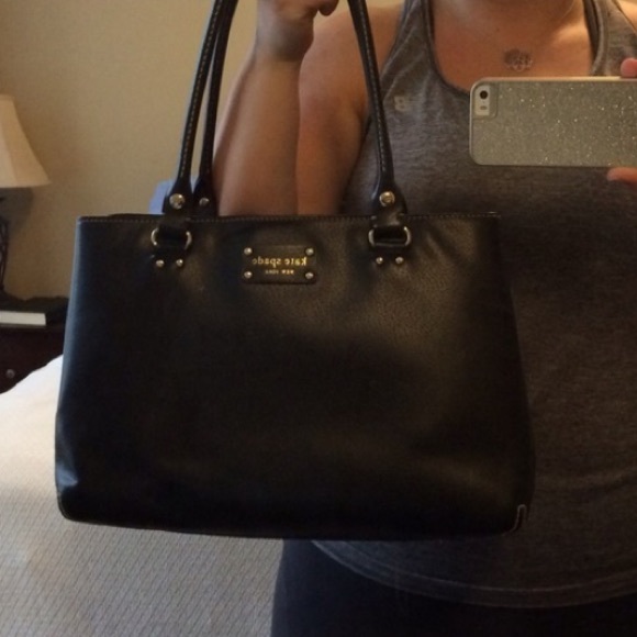 Beautiful Kate Spade Black Leather Bag