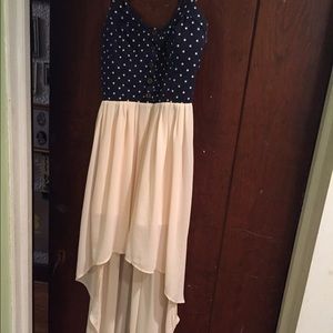 High low country chic dress