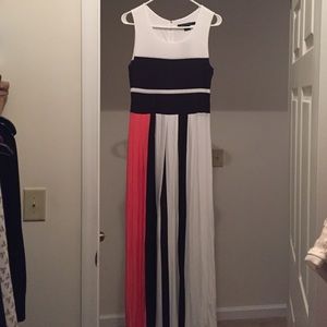 French Connection Medina Stripe Maxi Dress