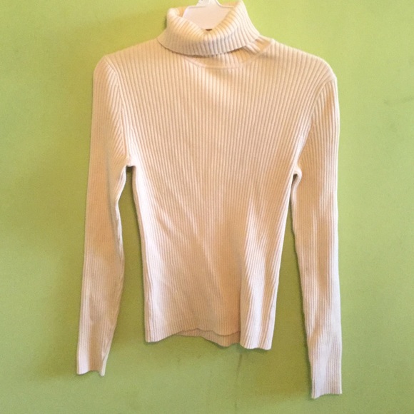 light yellow turtleneck