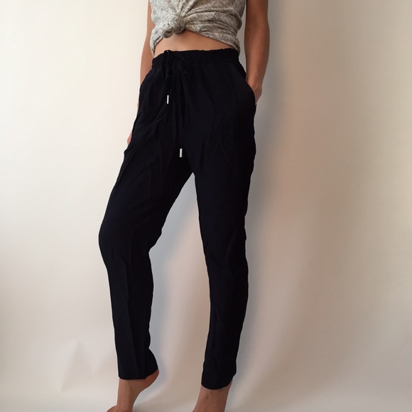 H&M | Pants & Jumpsuits | Dark Blue Harem Pants | Poshmark