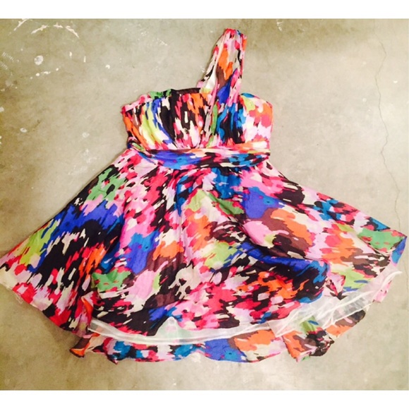 Minuet Dresses & Skirts - Silk Watercolor Dress