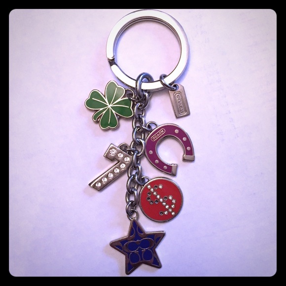 Authentic Coach Good Luck Key Fob